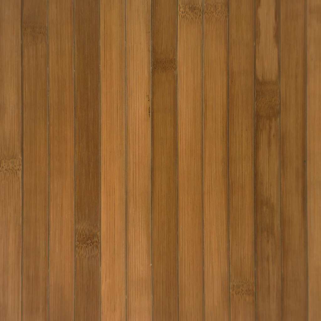 Okrugli tepih smeđi 60 cm bambus