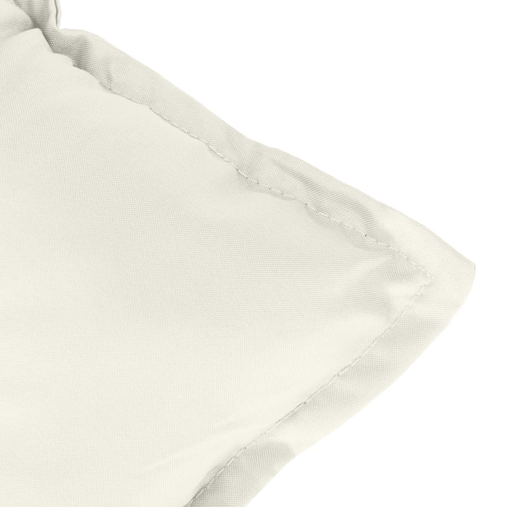 Jastuk za vrtnu klupu prošarano krem 100x50x7 cm od tkanine