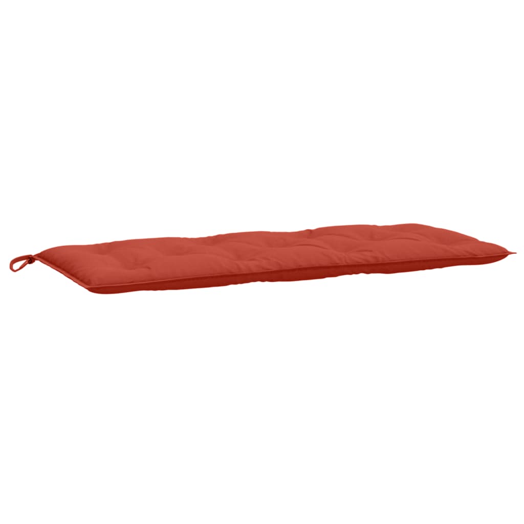 Jastuci za vrtnu klupu 2 kom Crvena vina 120x50x7 cm tkanina