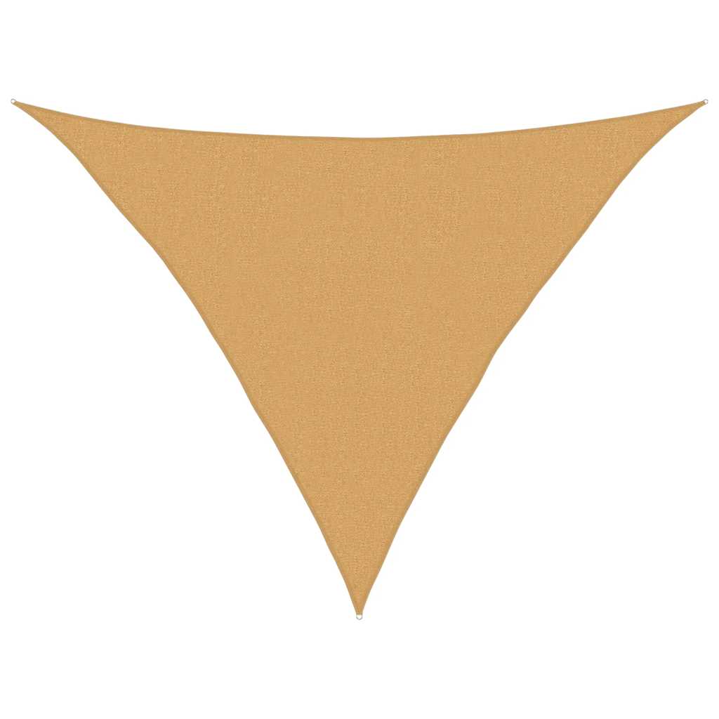 Jedro za zaštitu od sunca 160 g/m² Trokutasto pijesak 2,5x2,5x3,5 m HDPE