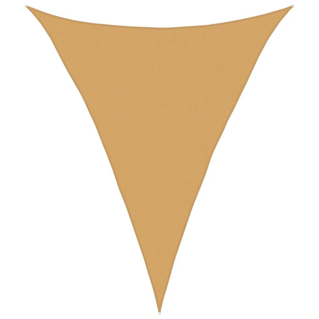 Jedro za zaštitu od sunca 160 g/m² Trokutasto pijesak 5x6x6 m HDPE