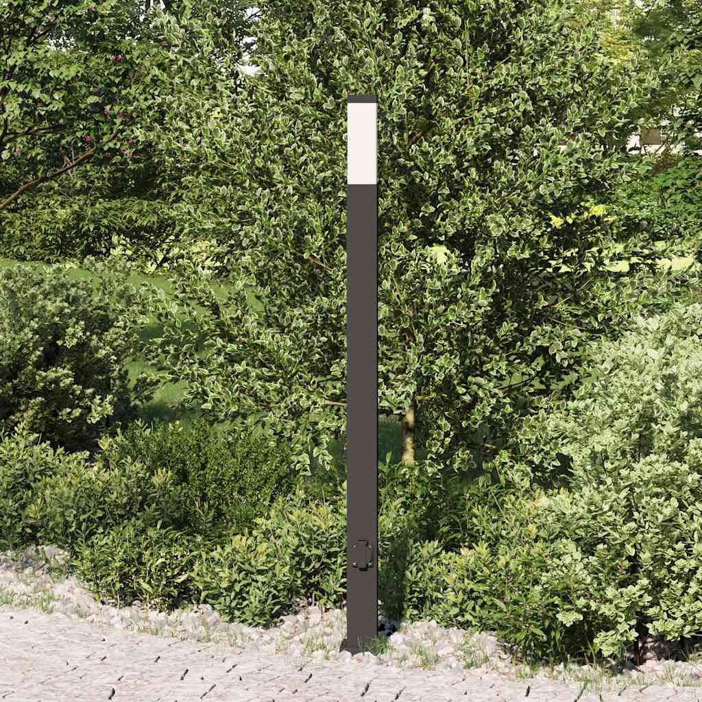 Stupić s utičnicom 110 cm Crna IP44