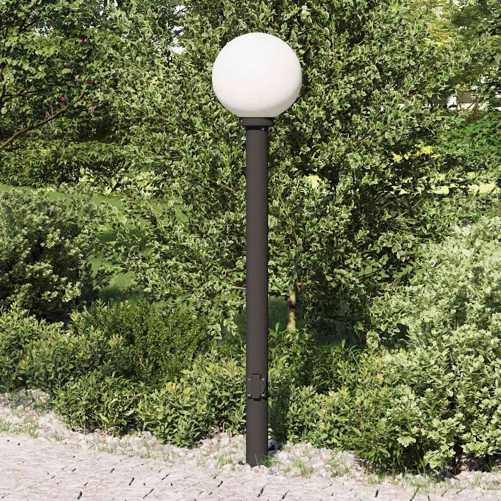 Stupić s utičnicom 120 cm Crna IP44