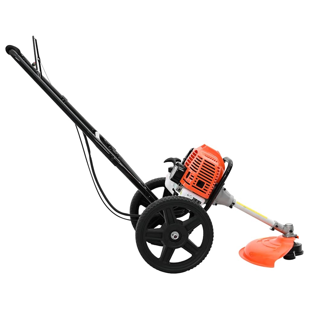 Trimer s kotačima narančaste boje 52 cc 1,45 kW