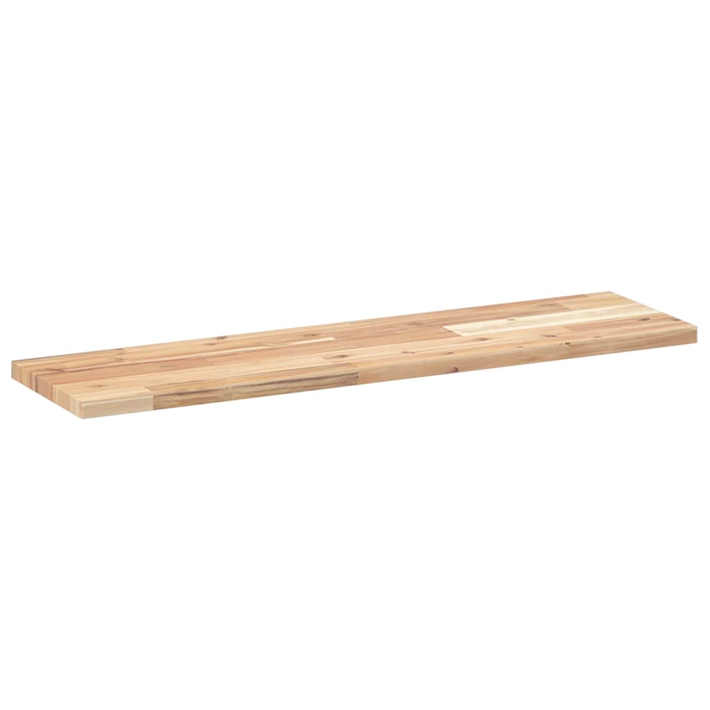 Plutajuće police 3 kom 80x20x2 cm Neobrađeno puno drvo akacije