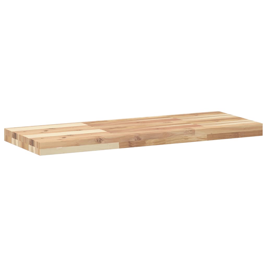 Plutajuće police 3 kom 100x30x4 cm Neobrađeno puno drvo akacije