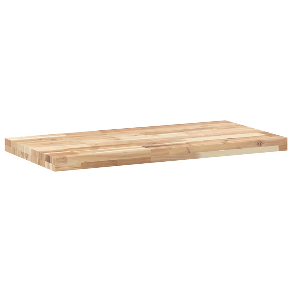 Plutajuće police 4 kom 80x40x4 cm Neobrađeno puno drvo akacije