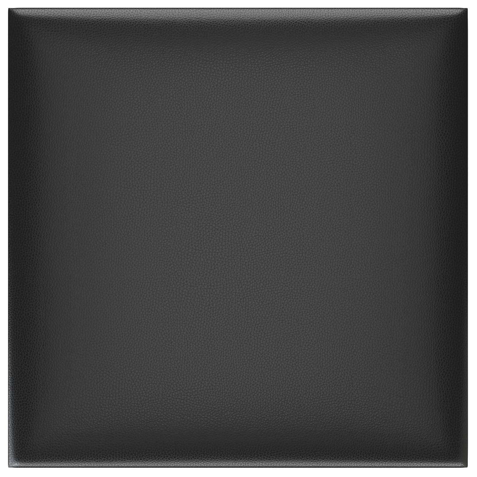 Zidna uzglavlja 12 pcs 30 x 30 cm Crna tkanina