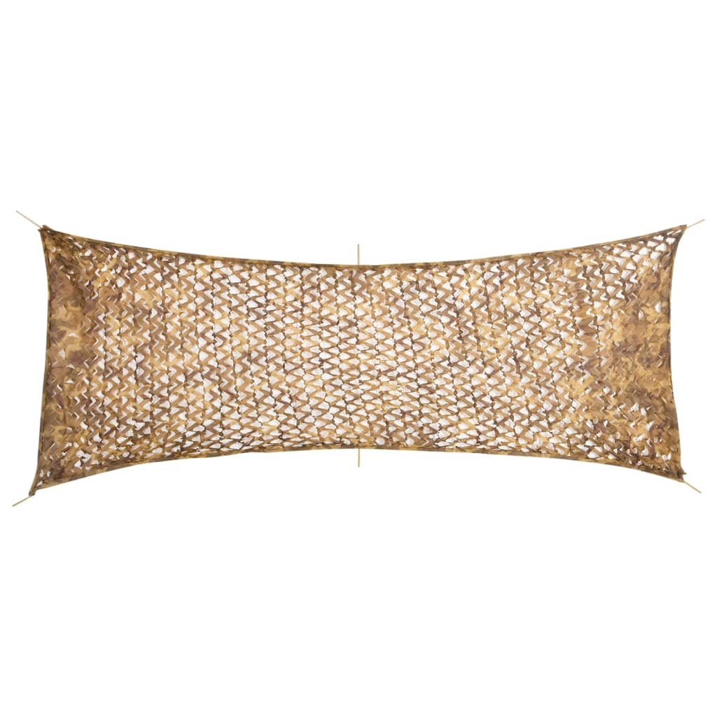 Kamuflažna mreža s torbom za pohranu 525 x 205 cm Pješčana