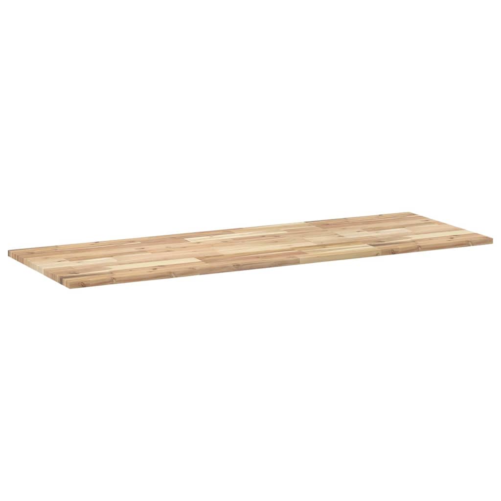 Stolna ploča 140x50x2 cm pravokutna od masivnog drva bagrema