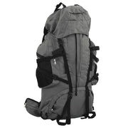 Ruksak za planinarenje crni 80 L od tkanine Oxford