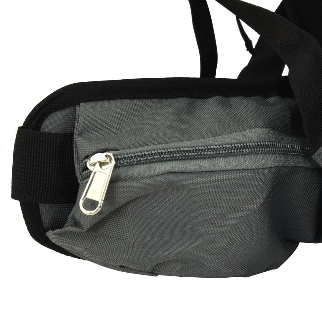 Ruksak za planinarenje crni 80 L od tkanine Oxford