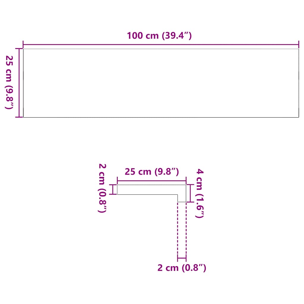 Gazišta stepenice 16 kom svjetlosmeđi 100x25x2 cm masivna hrast