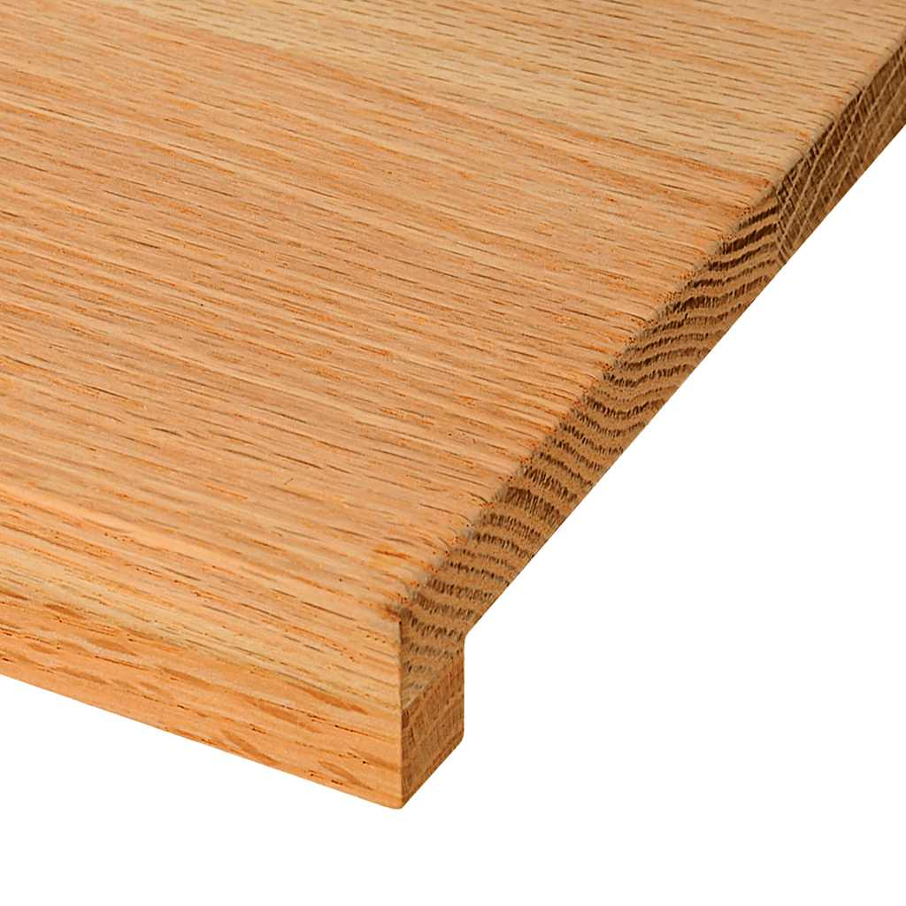 Gazišta stepenice 16 kom svjetlosmeđi 100x25x2 cm masivna hrast