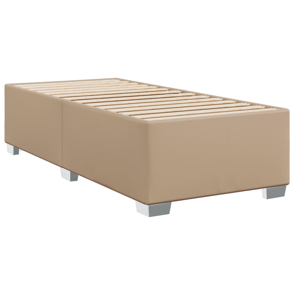Okvir za krevet boja cappuccina 90x200 cm od umjetne kože