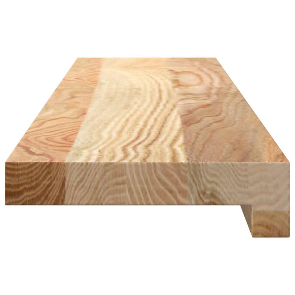 Prozorske klupčice 2 kom. Neobrađene 80x15x2 cm Masivno drvo hrast