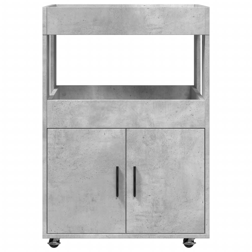 Barska kolica boja betona 60x39,5x89 cm od konstruiranog drva