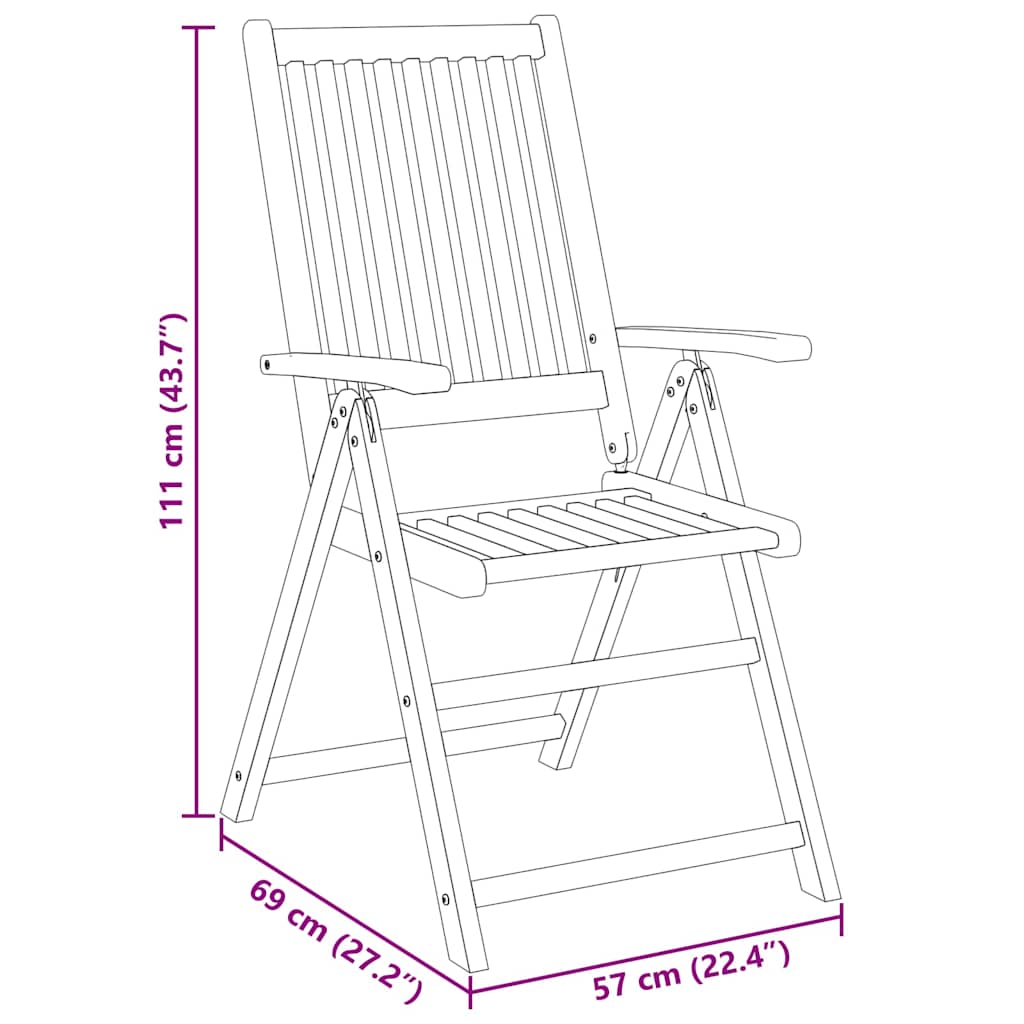 7-dijelni vrtni blagovaonski set 180x90x75 cm od masivnog bagremovog drva