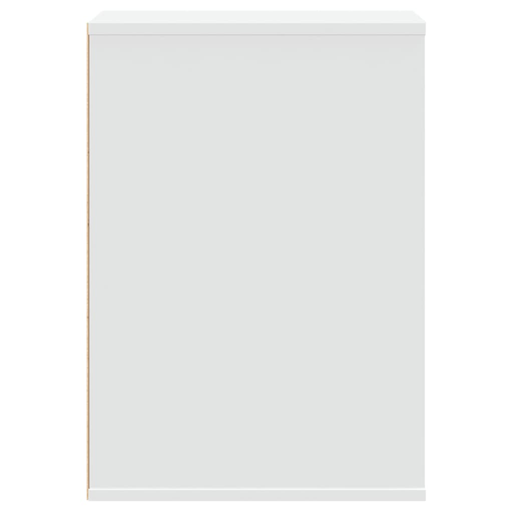 Kutna komoda s ladicama bijela 40x41x58 cm konstruirano drvo