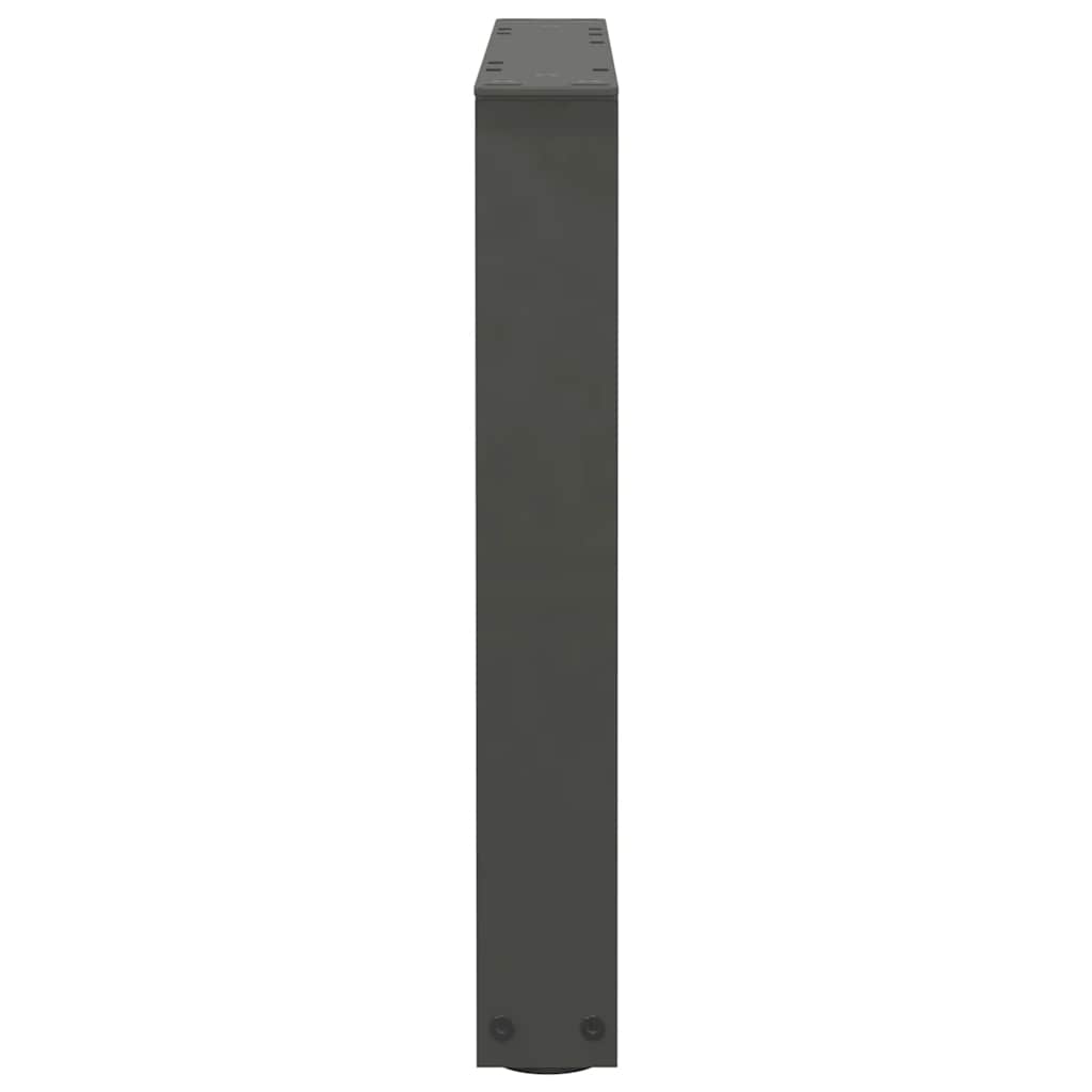 Noge za klub stolić V-oblika 2 kom antracit 50 x (42-43,3) cm čelik