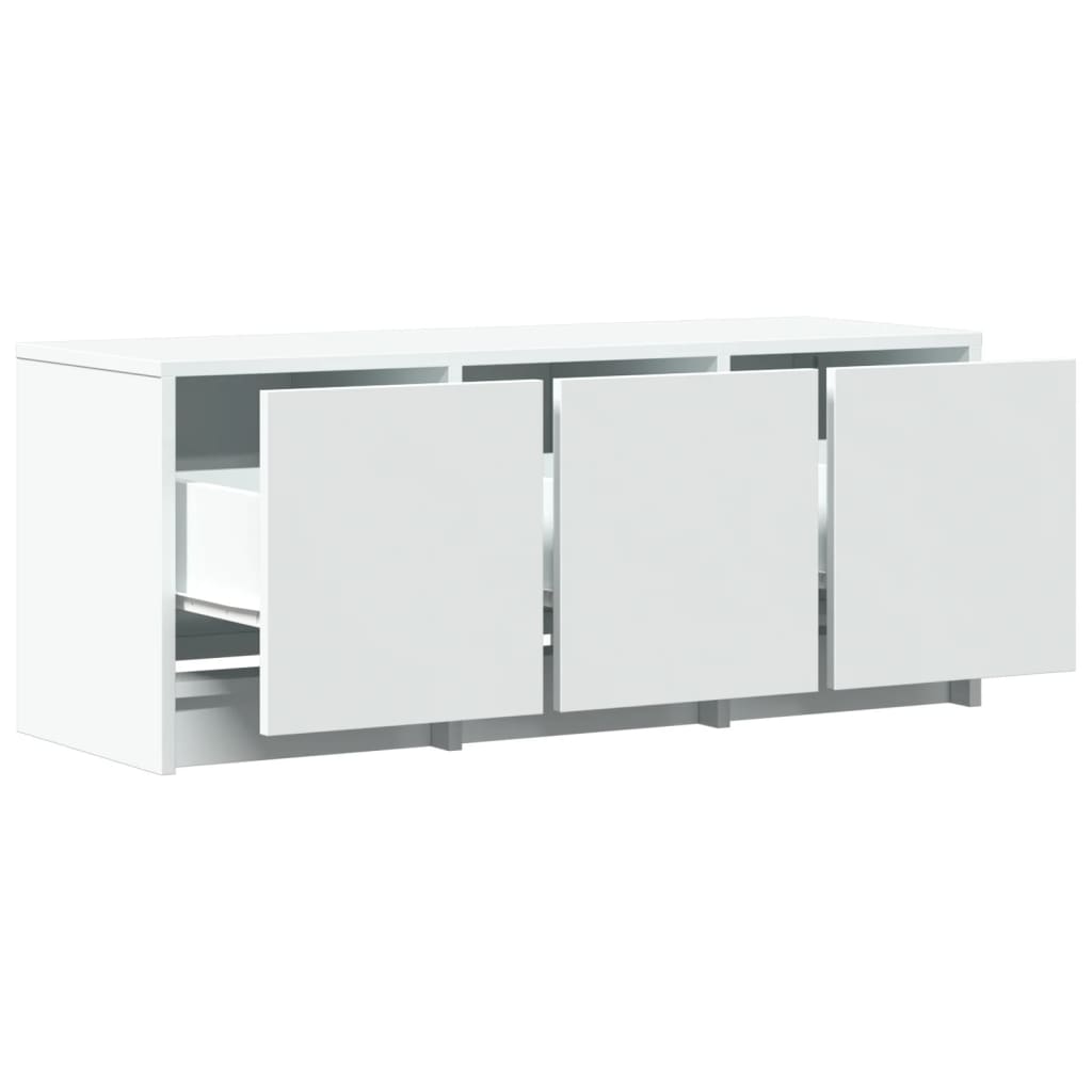 TV ormarić LED bijeli 97x34x40 cm od konstruiranog drva