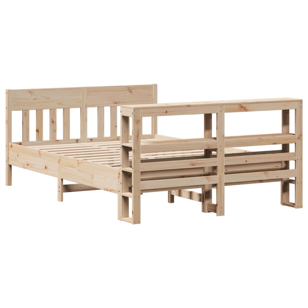 Okvir kreveta bez madraca 120 x 190 cm od masivne borovine