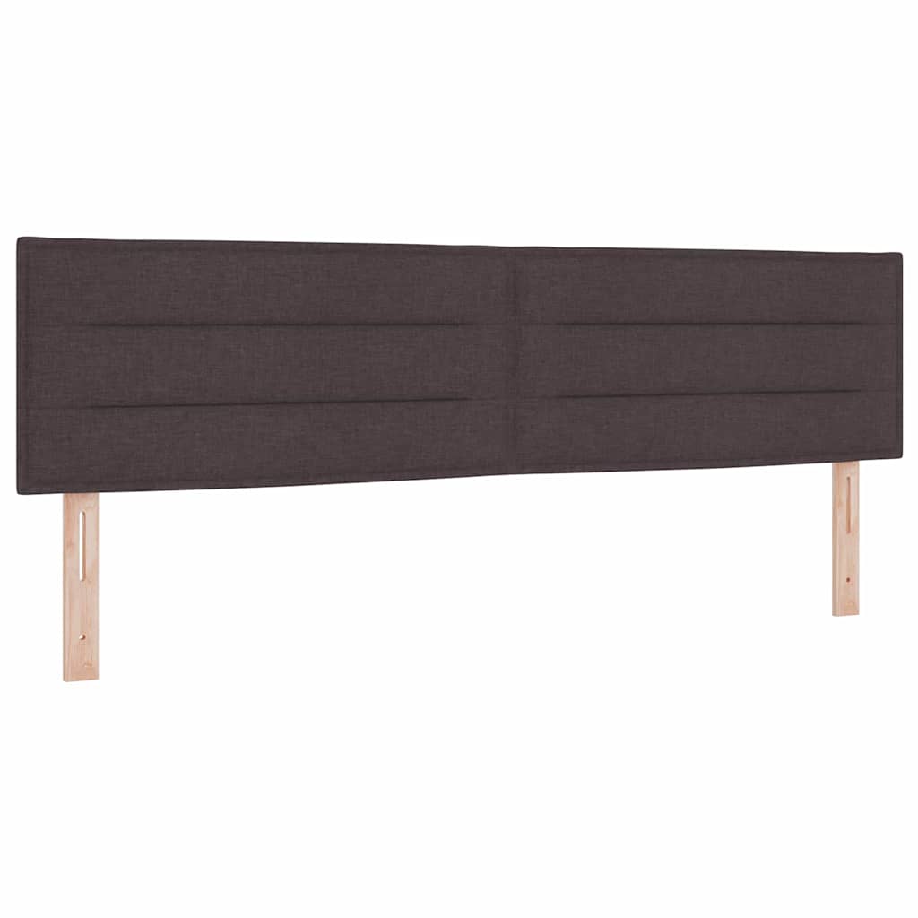 Krevet s opruga kutije Tamno smeđa 180 x 200 cm tkanina