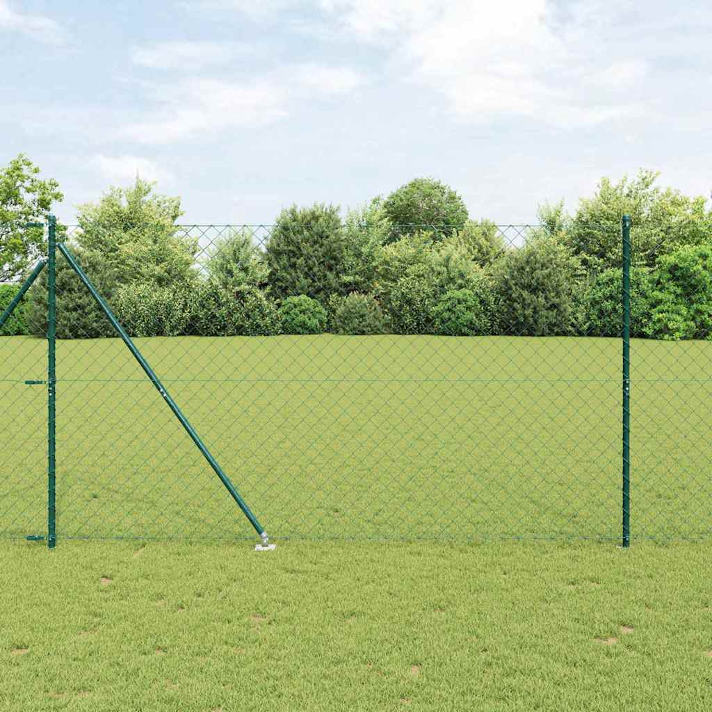 Zavareno žičano ograđivanje s bodljama 10 x 1,6 m Zelena Mreža