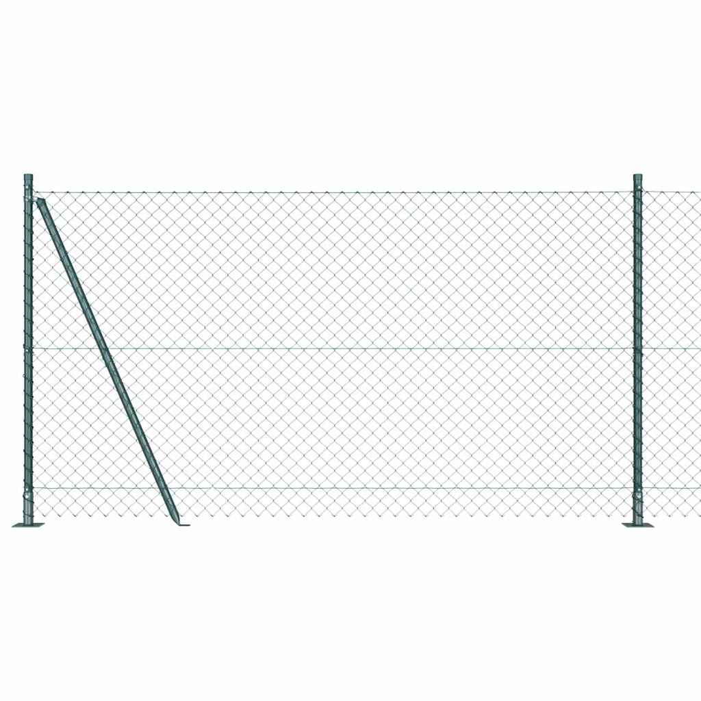 Zavareno žičano ogradno mreža s betonskom podlogom 10 x 1,2 m
