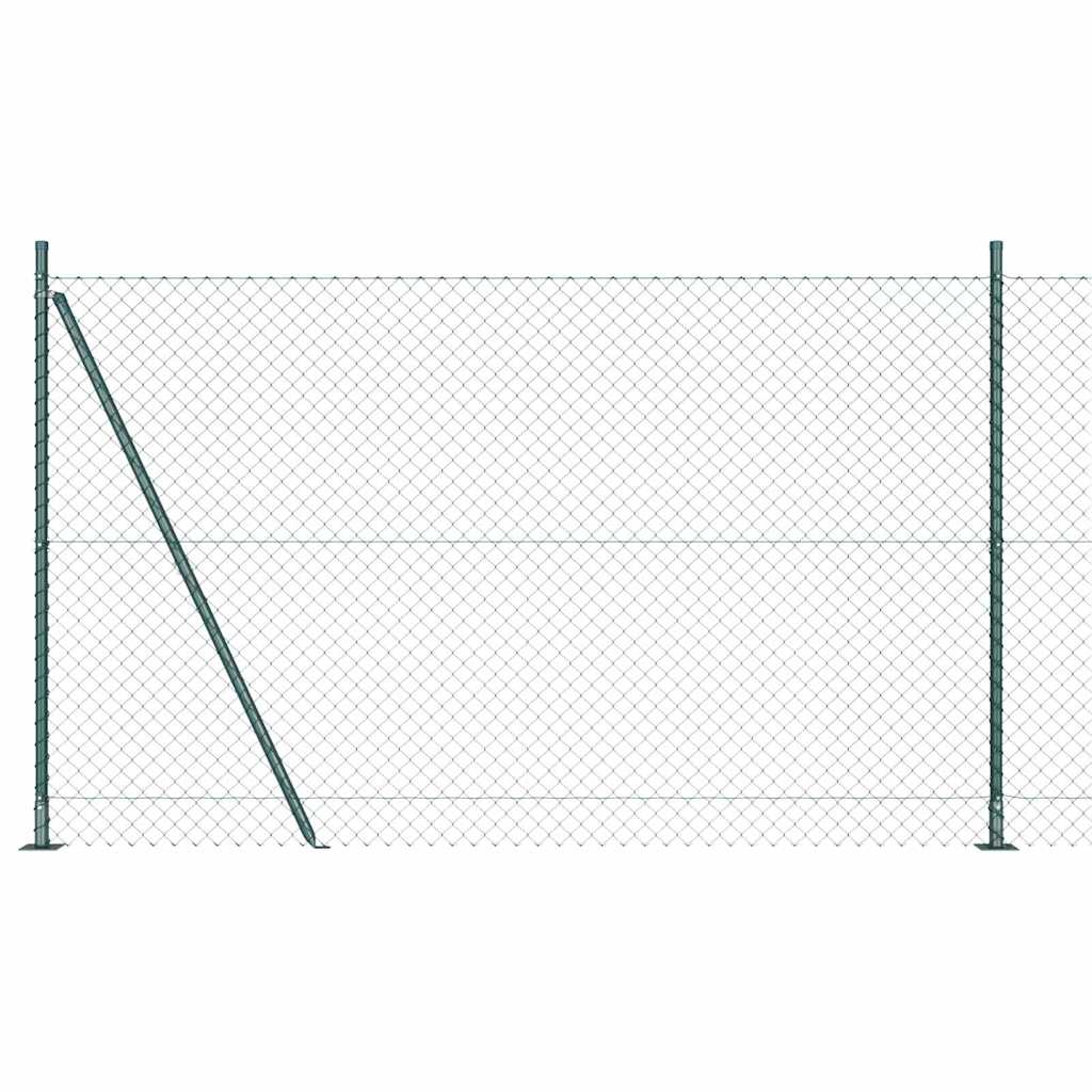 Zavareno žičano ogradno mreža s betonskom podlogom 10 x 1,4 m
