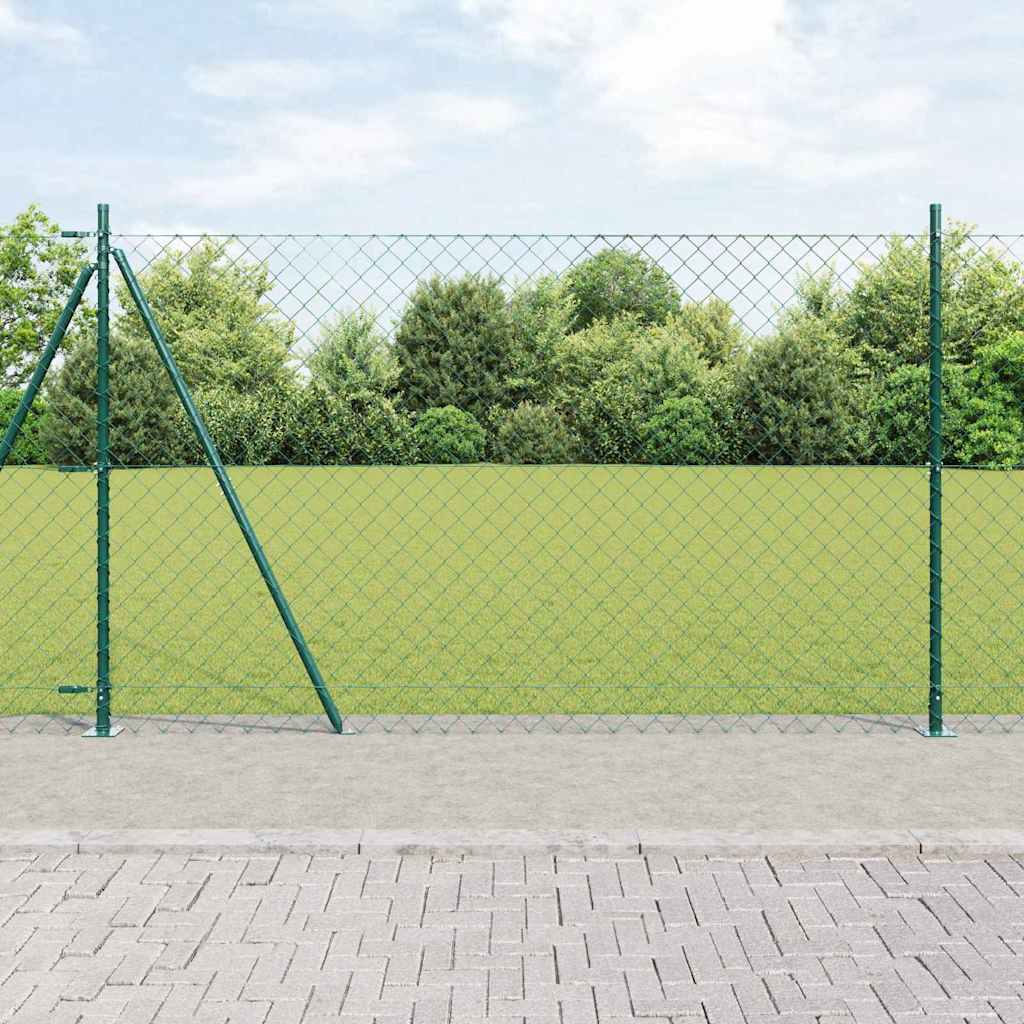 Zavareno žičano ogradno mreža s betonskom podlogom 10 x 1,6 m
