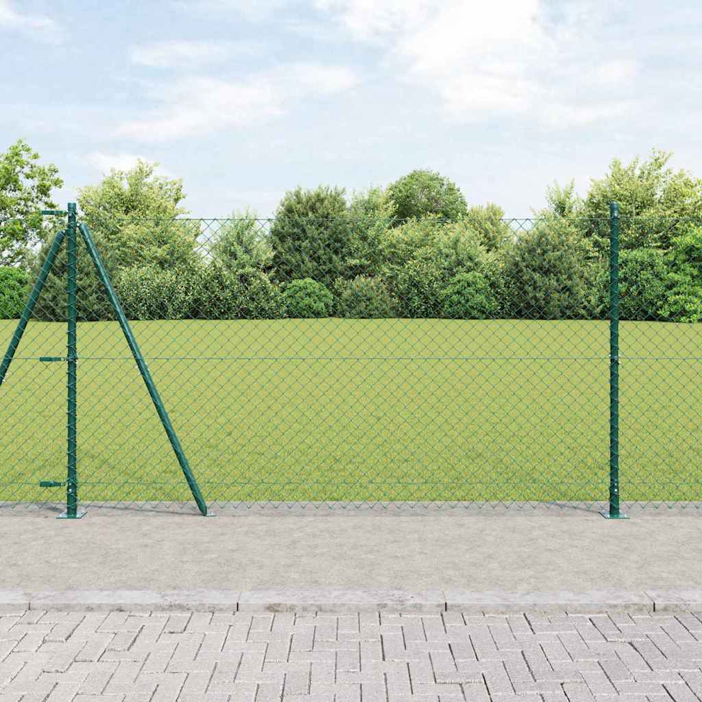 Zavareno žičano ogradno mreža s betonskom podlogom 25 x 1,2 m
