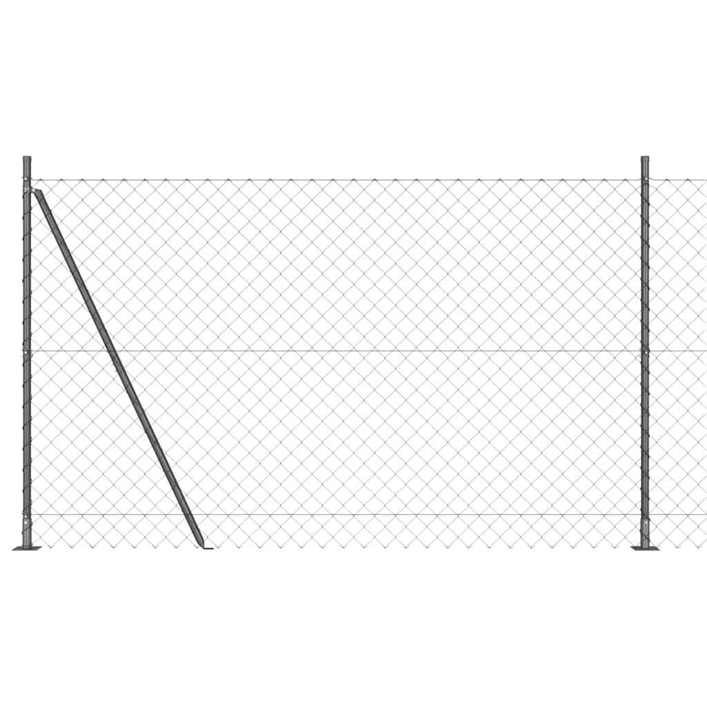 Zavareno žičano ogradno mreža s betonskom podlogom 10 x 1,4 m