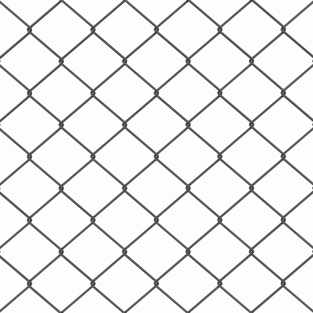 Zavareno žičano ogradno mreža s betonskom podlogom 25 x 0,8 m