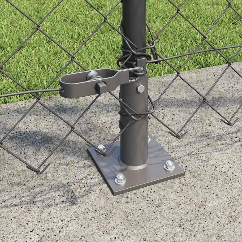 Zavareno žičano ogradno mreža s betonskom podlogom 25 x 1,2 m