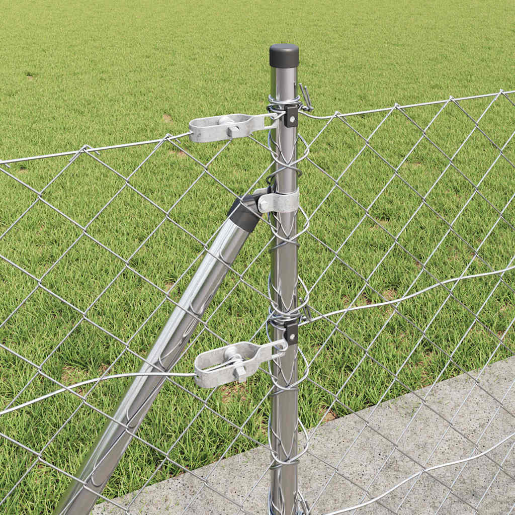 Zavareno žičano ogradno mreža s betonskom podlogom 10 x 0,6 m