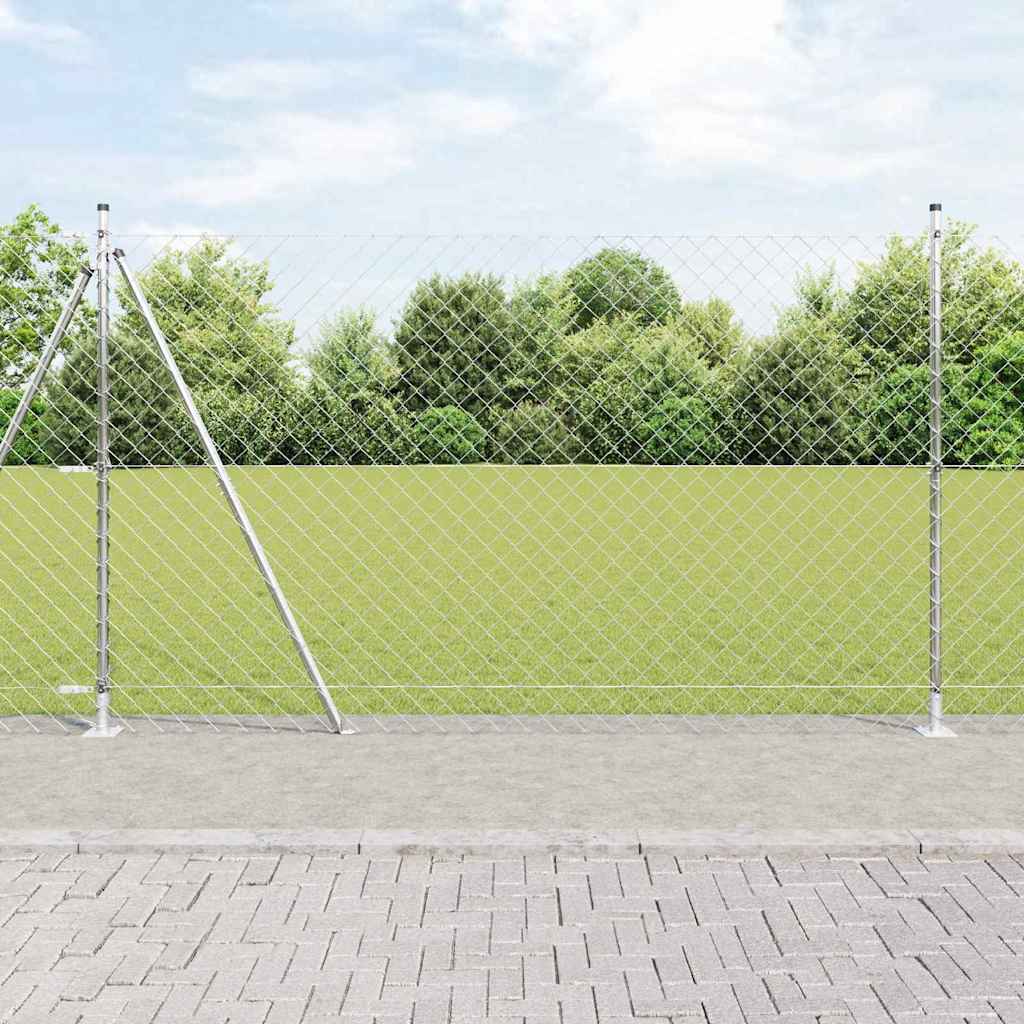 Zavareno žičano ogradno mreža s betonskom podlogom 10 x 1,5 m
