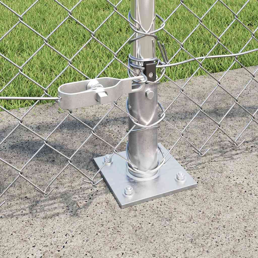 Zavareno žičano ogradno mreža s betonskom podlogom 25 x 0,8 m