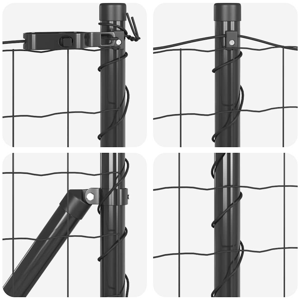 Temeljna zavarena žičana ograda 25 x 0,4 m (Š x V)