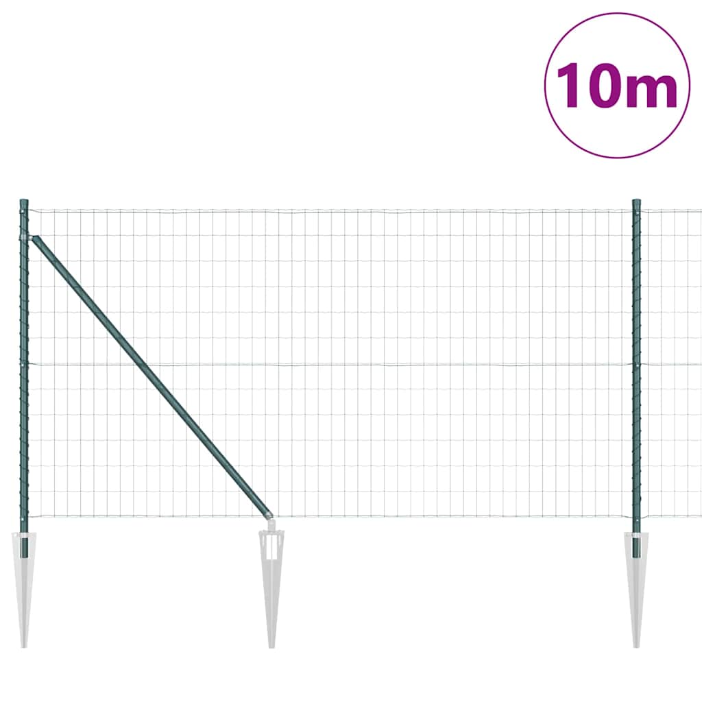 Zavareno žičano ograđivanje s bodljama 10 x 1 m (Š x V)