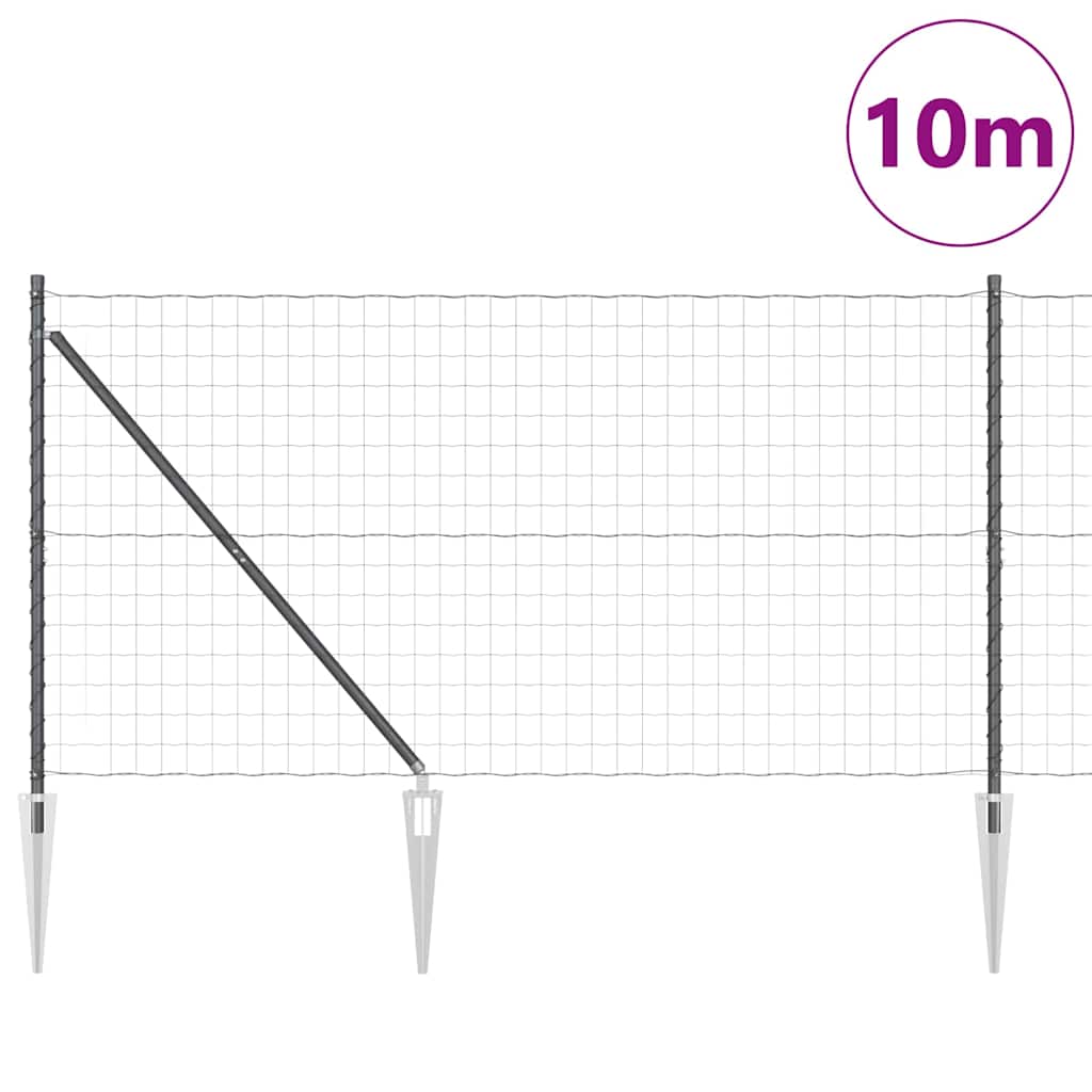 Zavareno žičano ograđivanje s bodljama 10 x 1,2 m (Š x V)