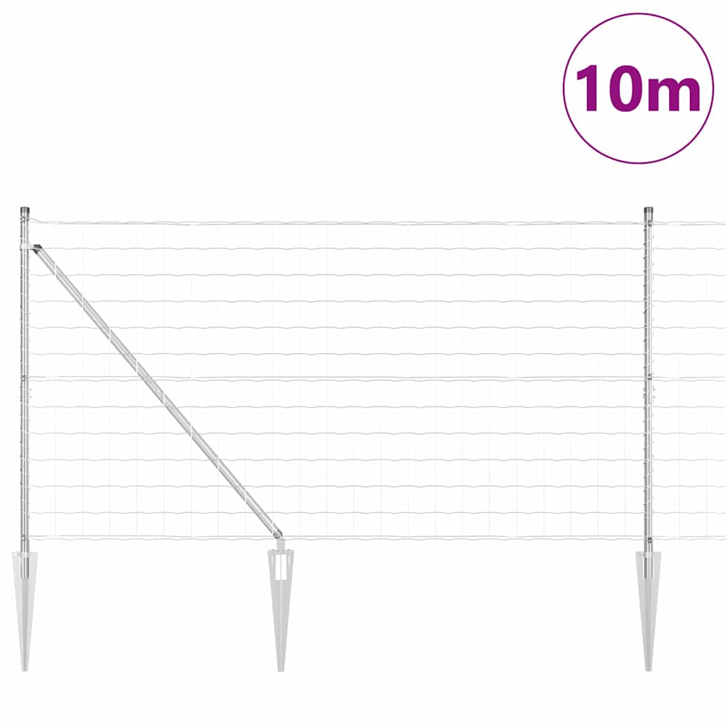 Zavareno žičano ograđivanje s bodljama 10 x 1,2 m (Š x V)