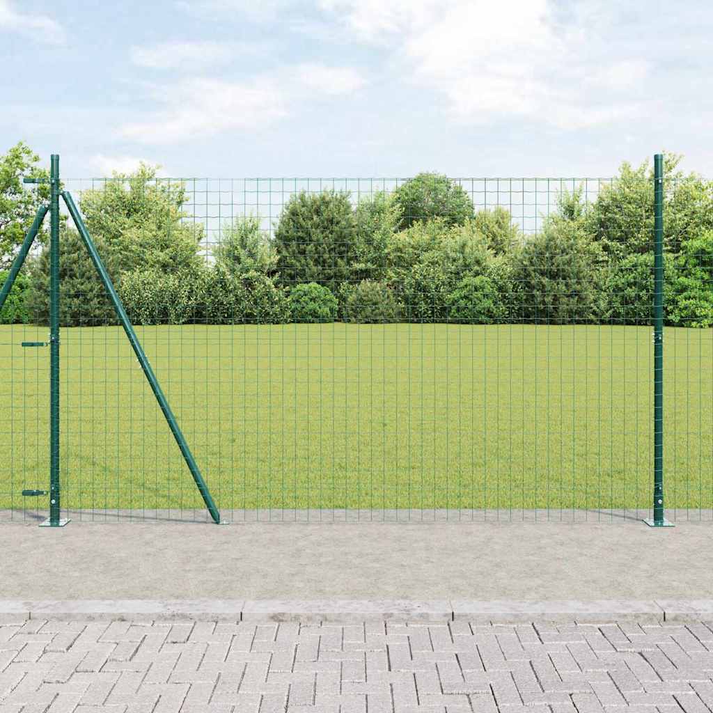 Zavareno žičano ogradno mreža s betonskom podlogom
