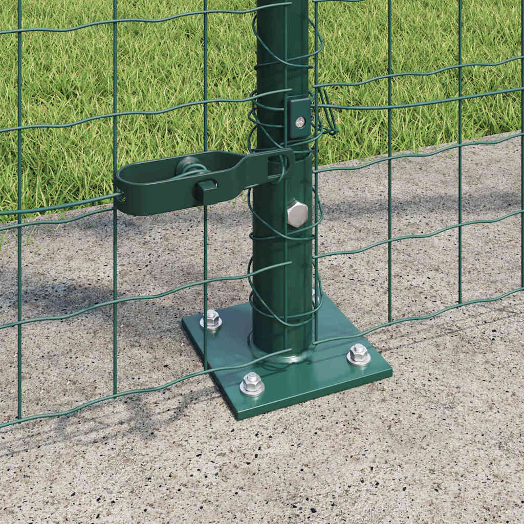 Zavareno žičano ogradno mreža s betonskom podlogom