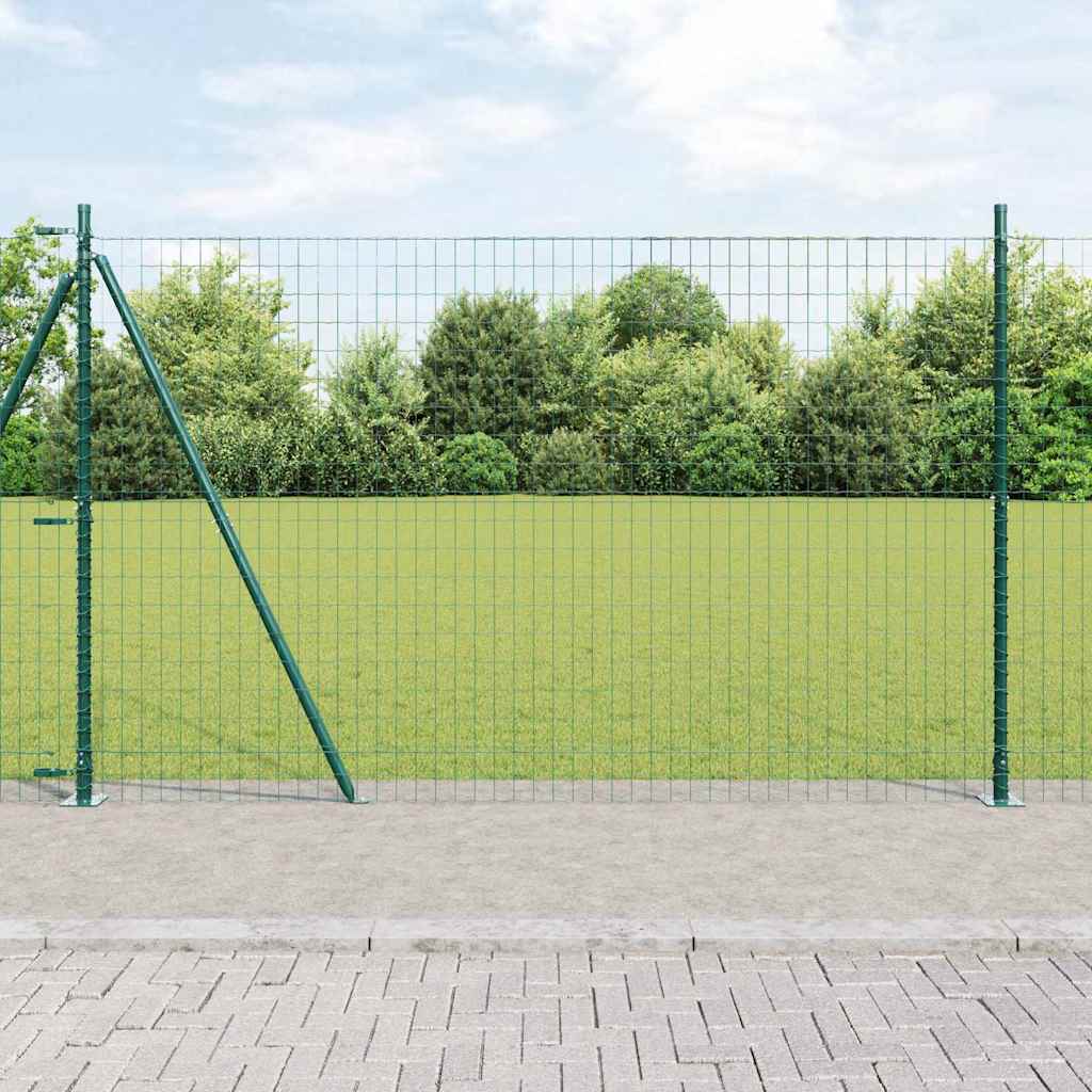 Zavareno žičano ogradno mreža s betonskom podlogom