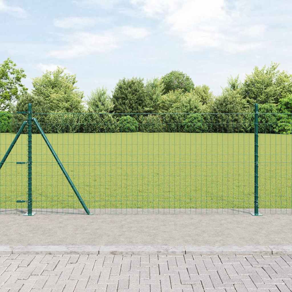 Zavareno žičano ogradno mreža s betonskom podlogom