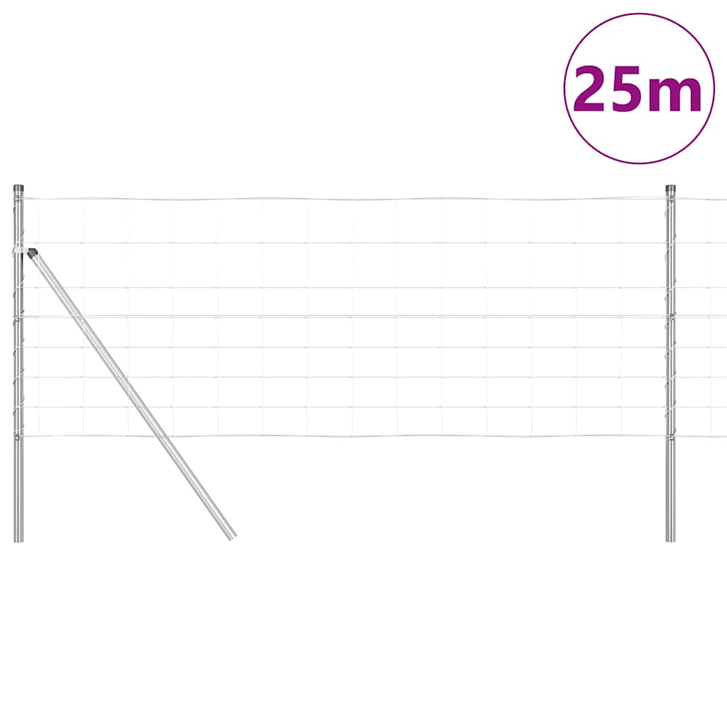 Temeljna zavarena žičana ograda 25 x 0,8 m (Š x V)