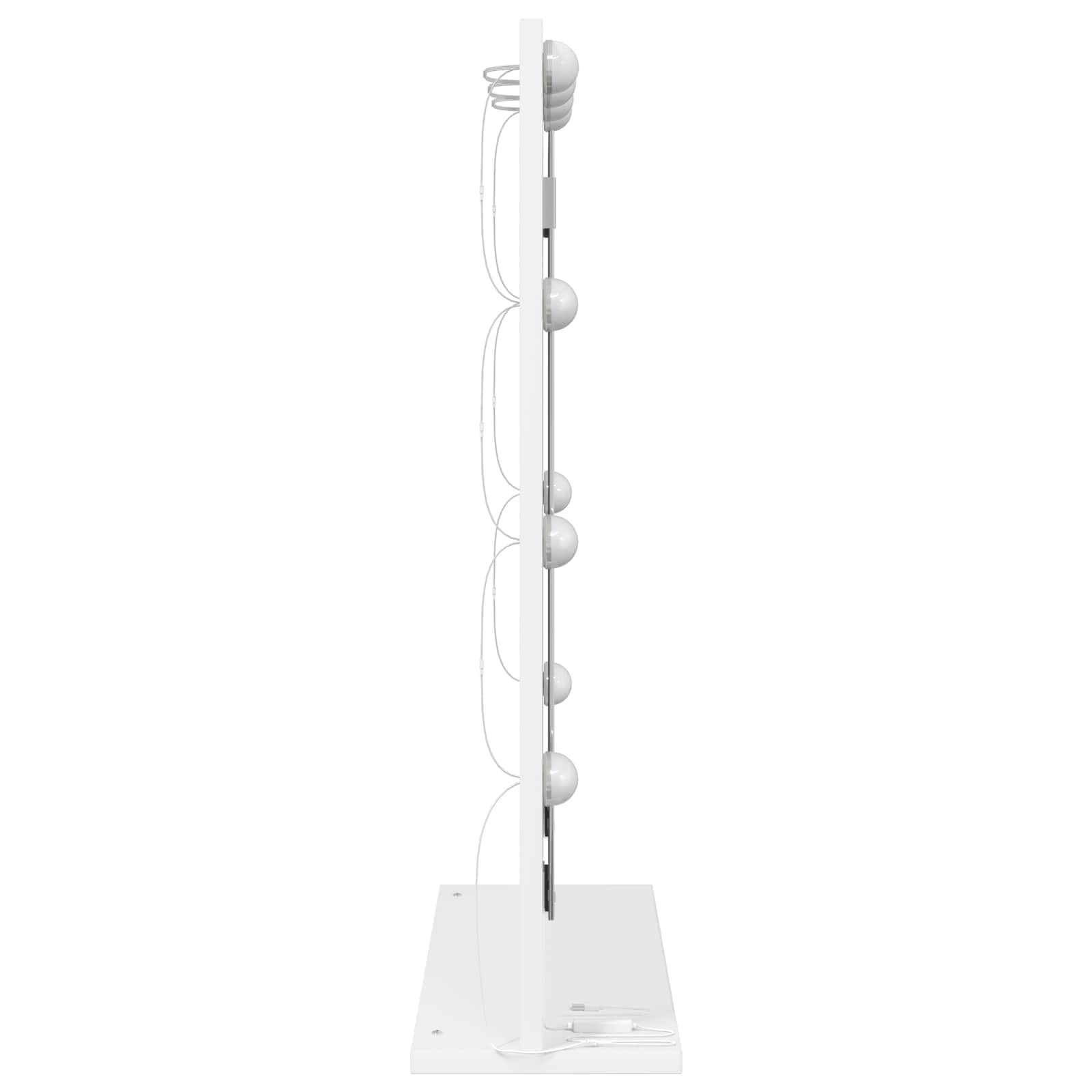 Ogledalo za Toalet Pravokutni Bijelo 70 x 50 x 18 cm
