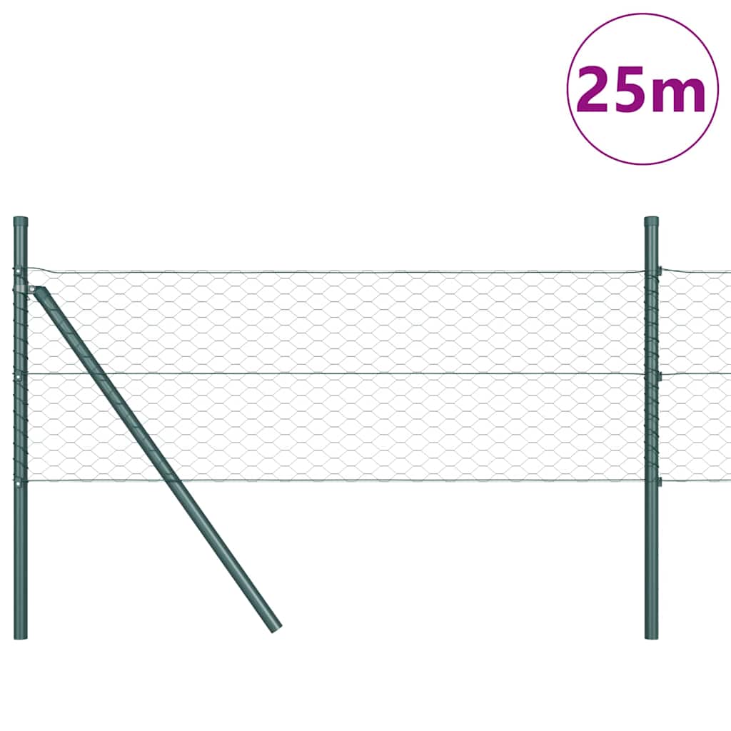 Temeljna zavarena žičana ograda 25 x 0,5 m (Š x V)