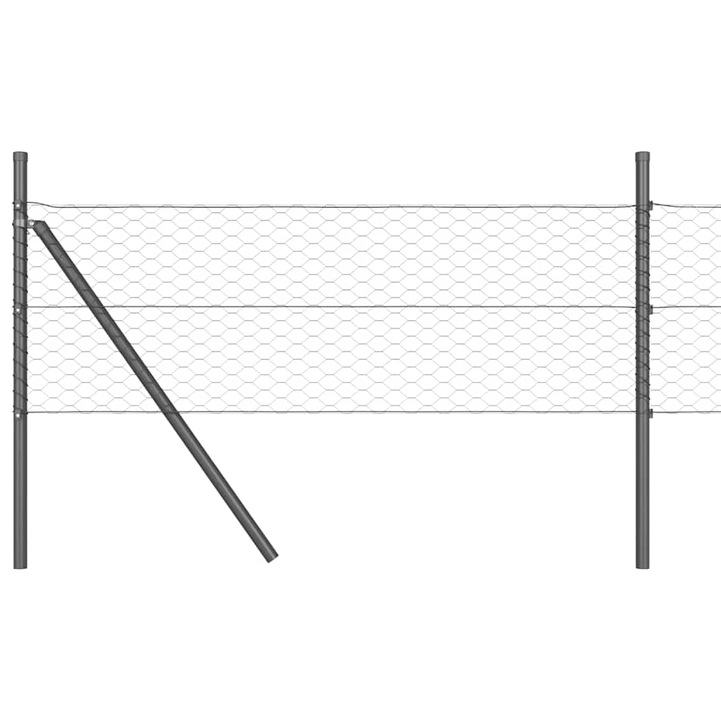 Temeljna zavarena žičana ograda 25 x 0,5 m (Š x V)